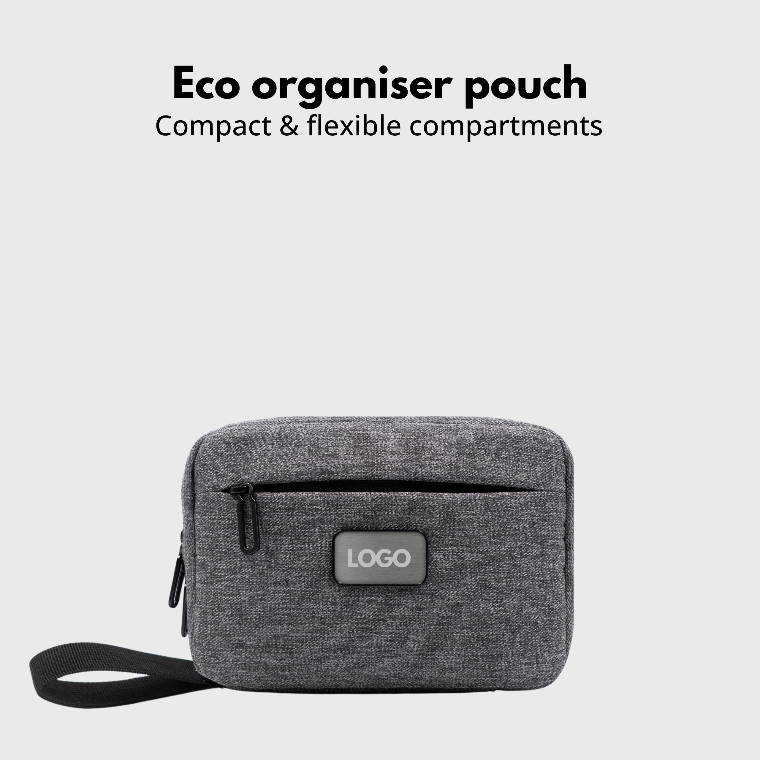 Eco-Friendly Pouch With Adjustable Compartments