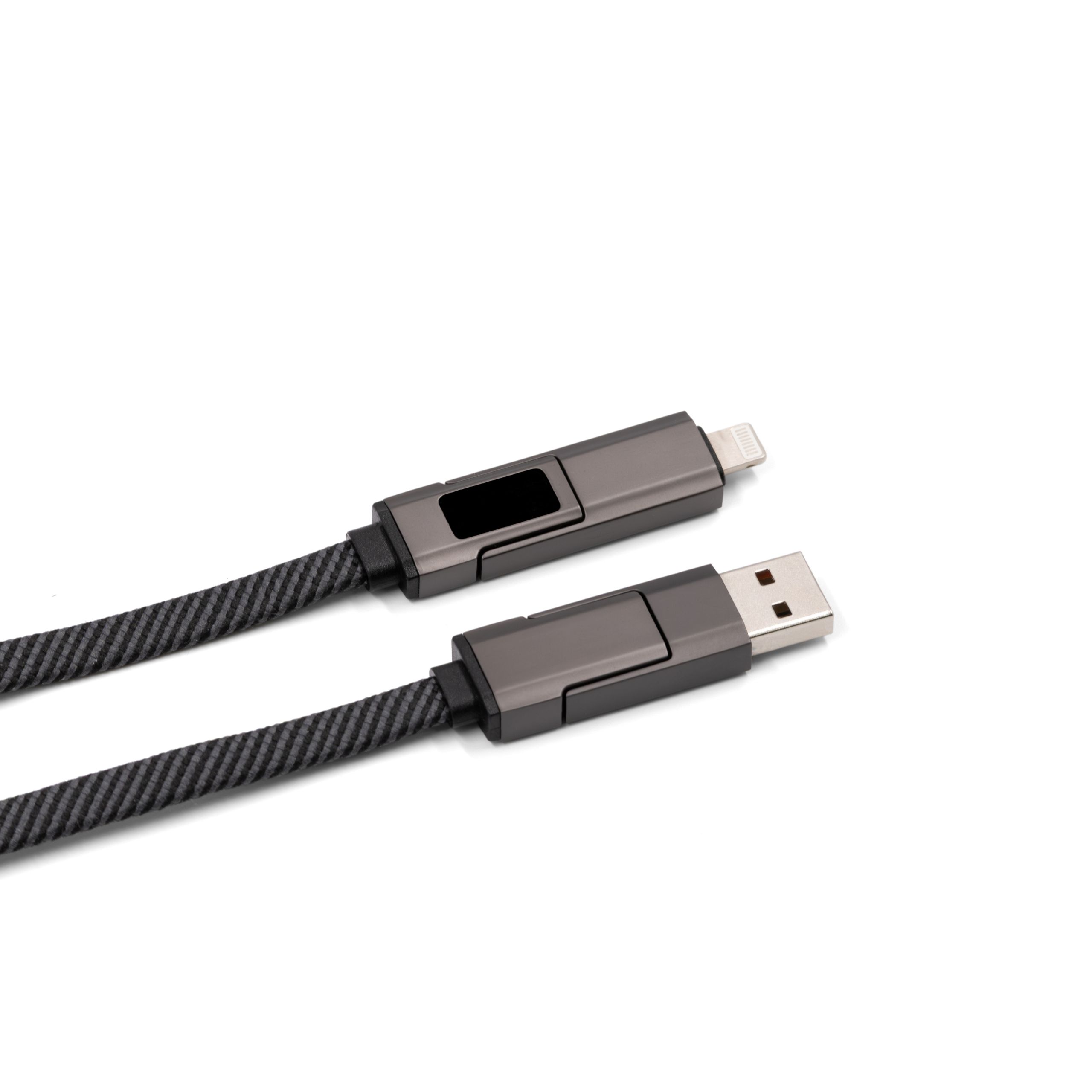 Eco-Sustainable-4-in-1-Fast-Charging-Cable.-Comes-With-Wattage-Display-And-Data-Transfer-4-in-1