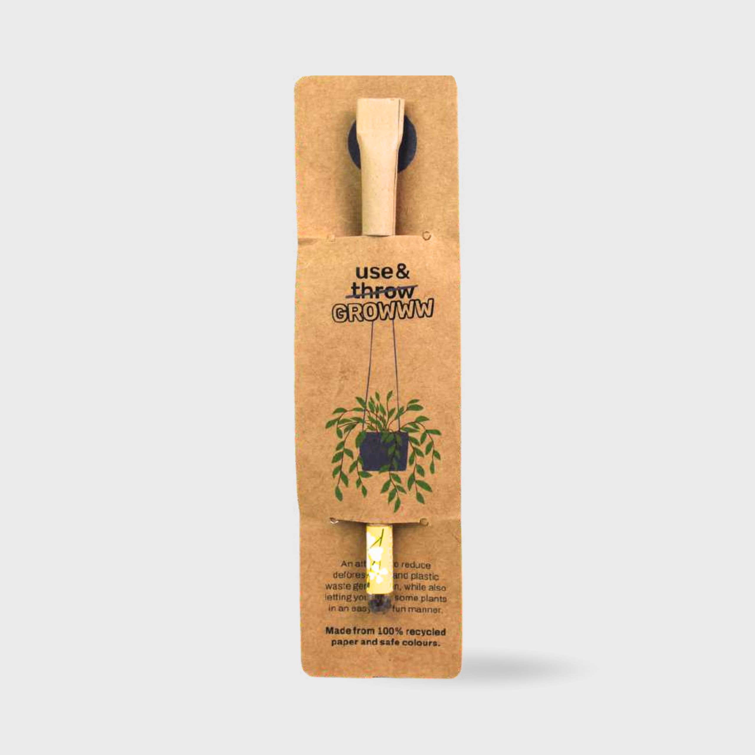 Plantable-Seed-Pen Singapore recycled packaging with corporate logo