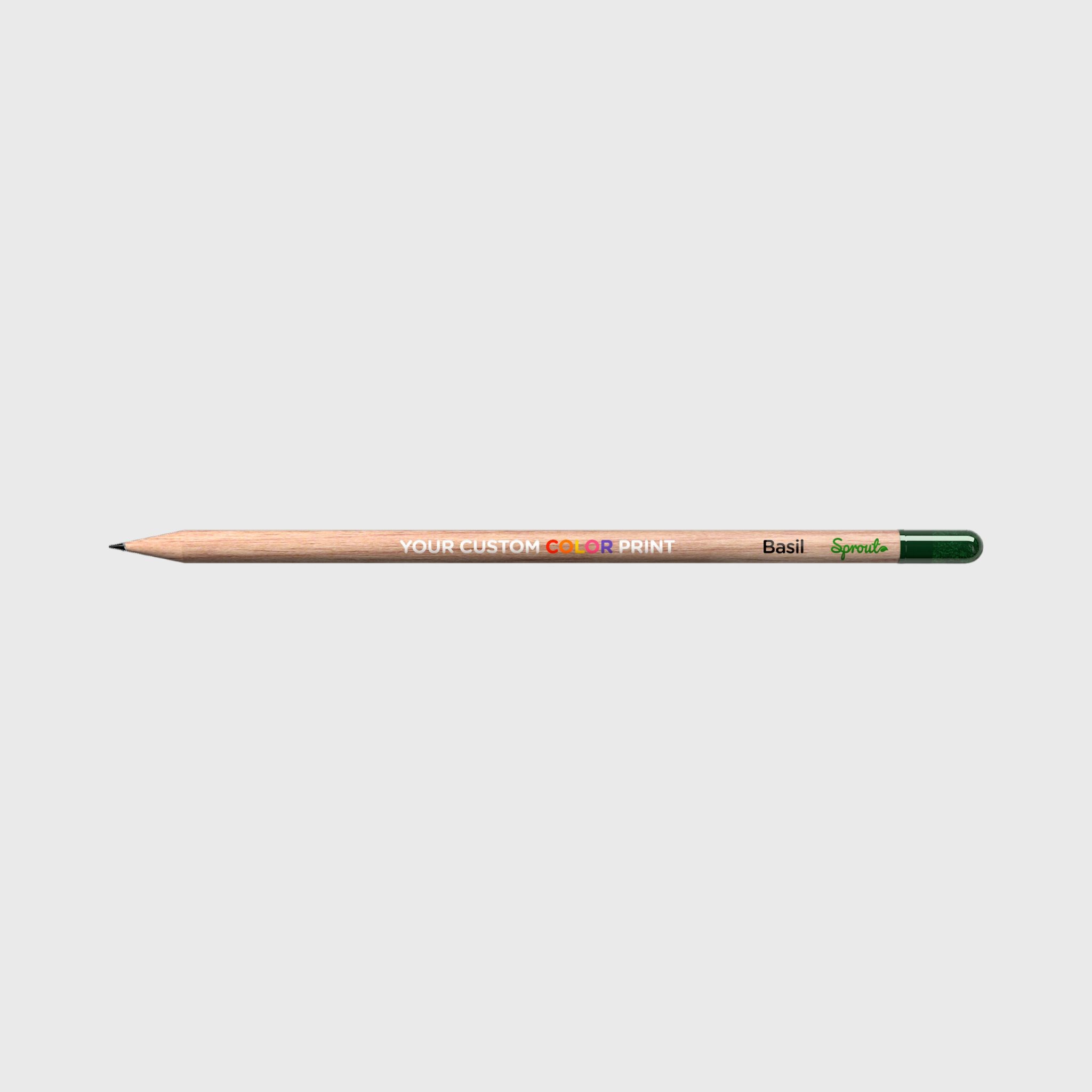 Sustainable-Corporate-Gifts-Singapore-SproutWorld-Plantable-Pencil. Eco friendly Seed Pencil with basil seed.