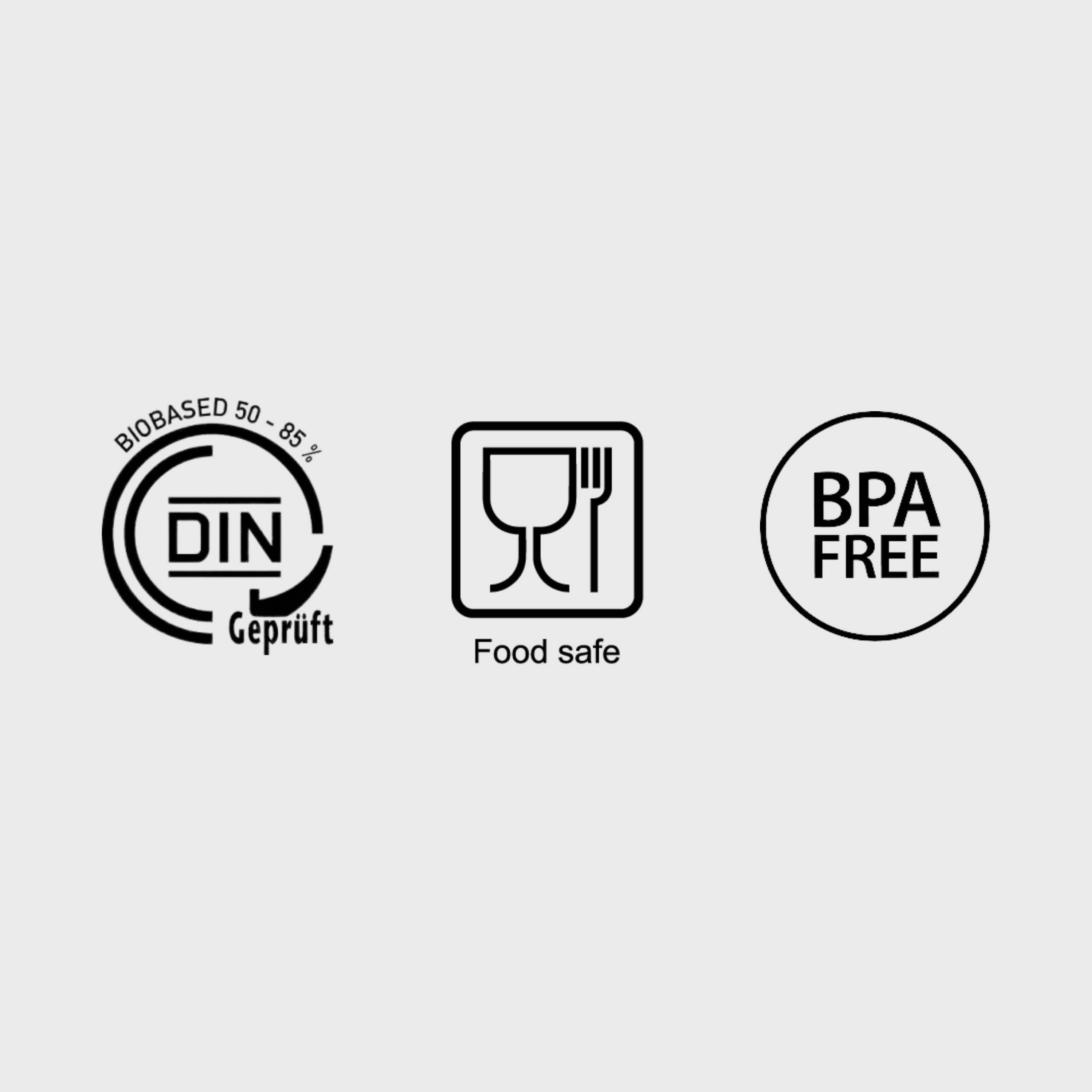 upcycled coffee ground drinkware certifications